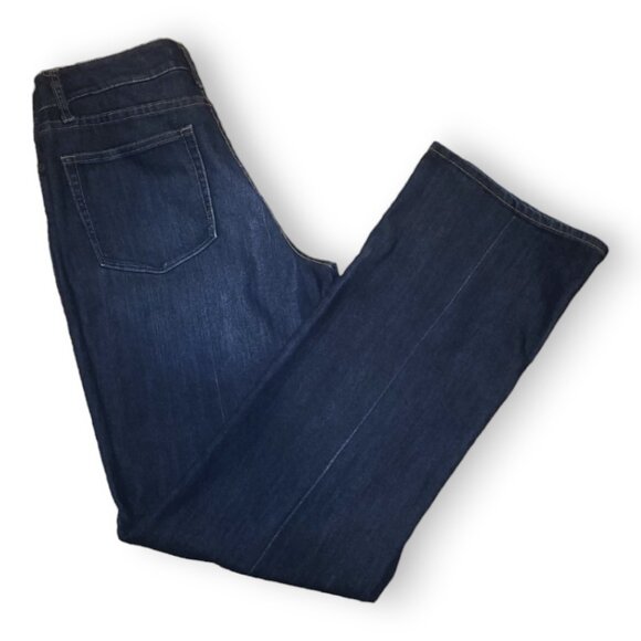 Women's Coldwater Creek Dark Wash Boot-Cut Denim Jeans Size: 8 - Picture 8 of 8